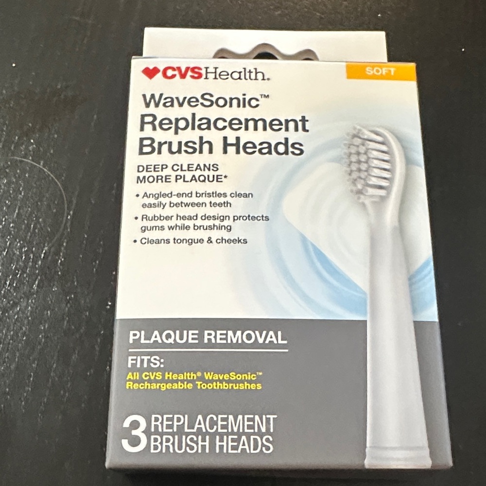 CVS Health WaveSonic Replacement Brush Heads